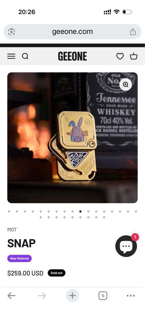 「正規品」MOT snap ジルコニウム製　Mokuti plate