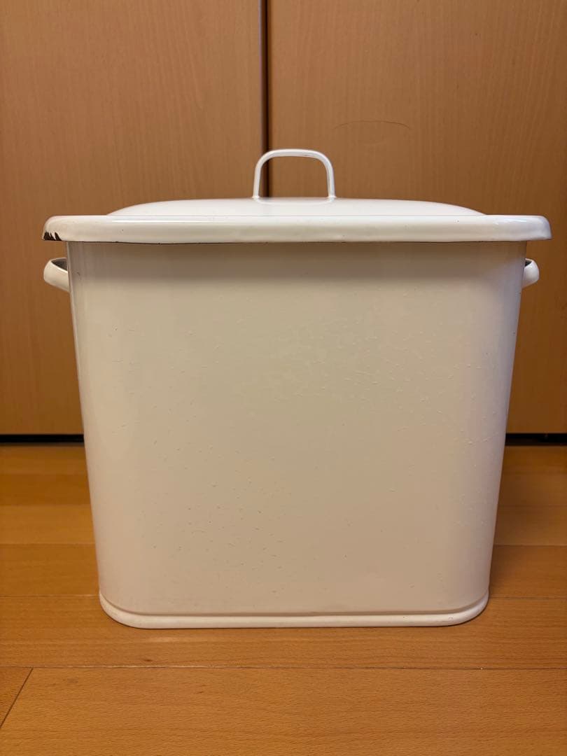 ホワイト ホーロー ブレッドボックス ブレッド缶 協和工業