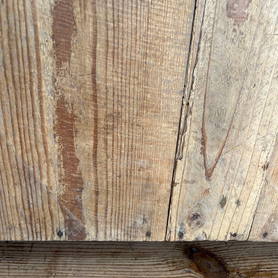 アンティーク 木製棚 ローボード ベンチ 本棚 食器棚 無垢材 無塗装 z840