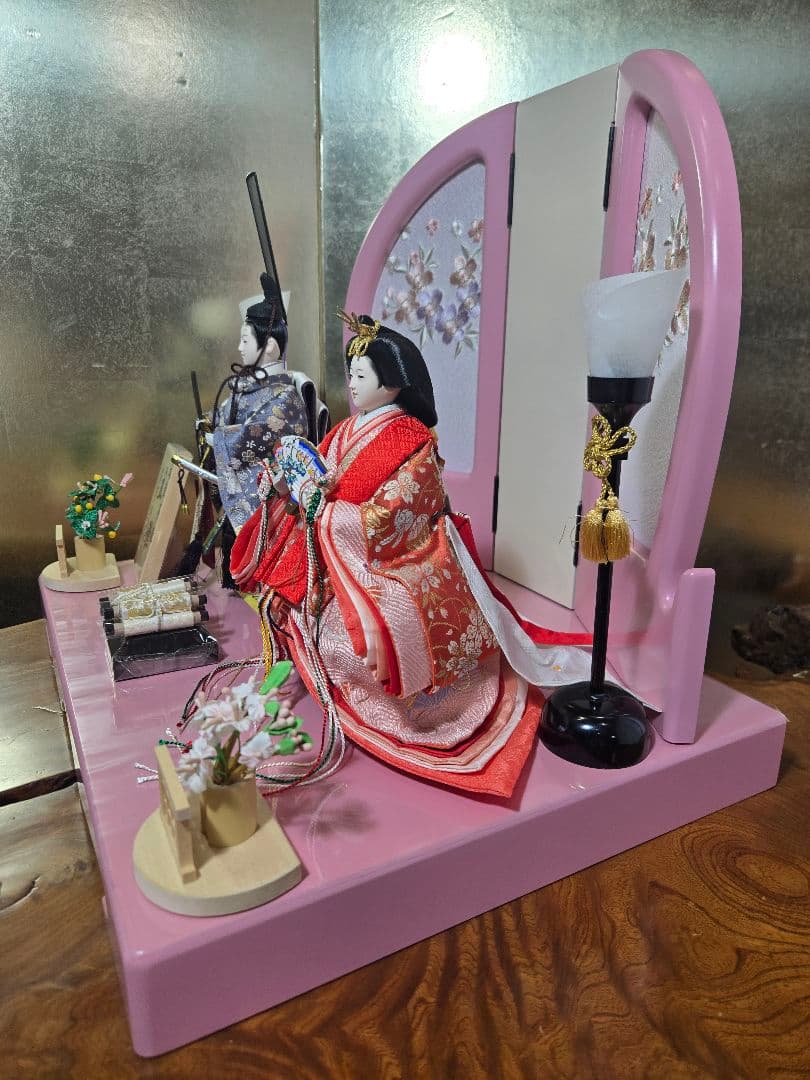 【一点限り】雛人形 立雛飾り　G1