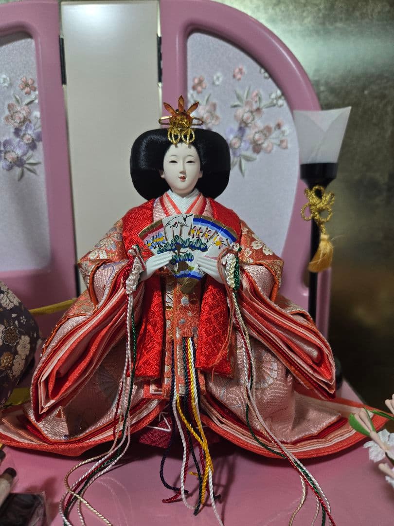 【一点限り】雛人形 立雛飾り　G1