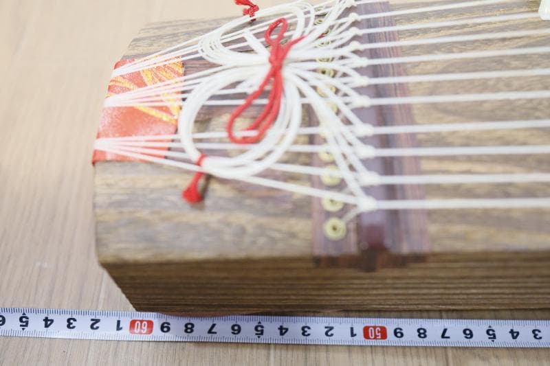 綺麗◆文化琴　短琴　13弦　和楽器　十三弦　◆全長60㎝◆誰でも弾ける!