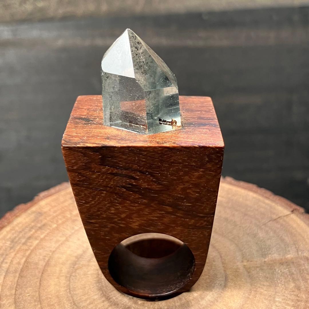 ガーデンクウォーツ木製指輪