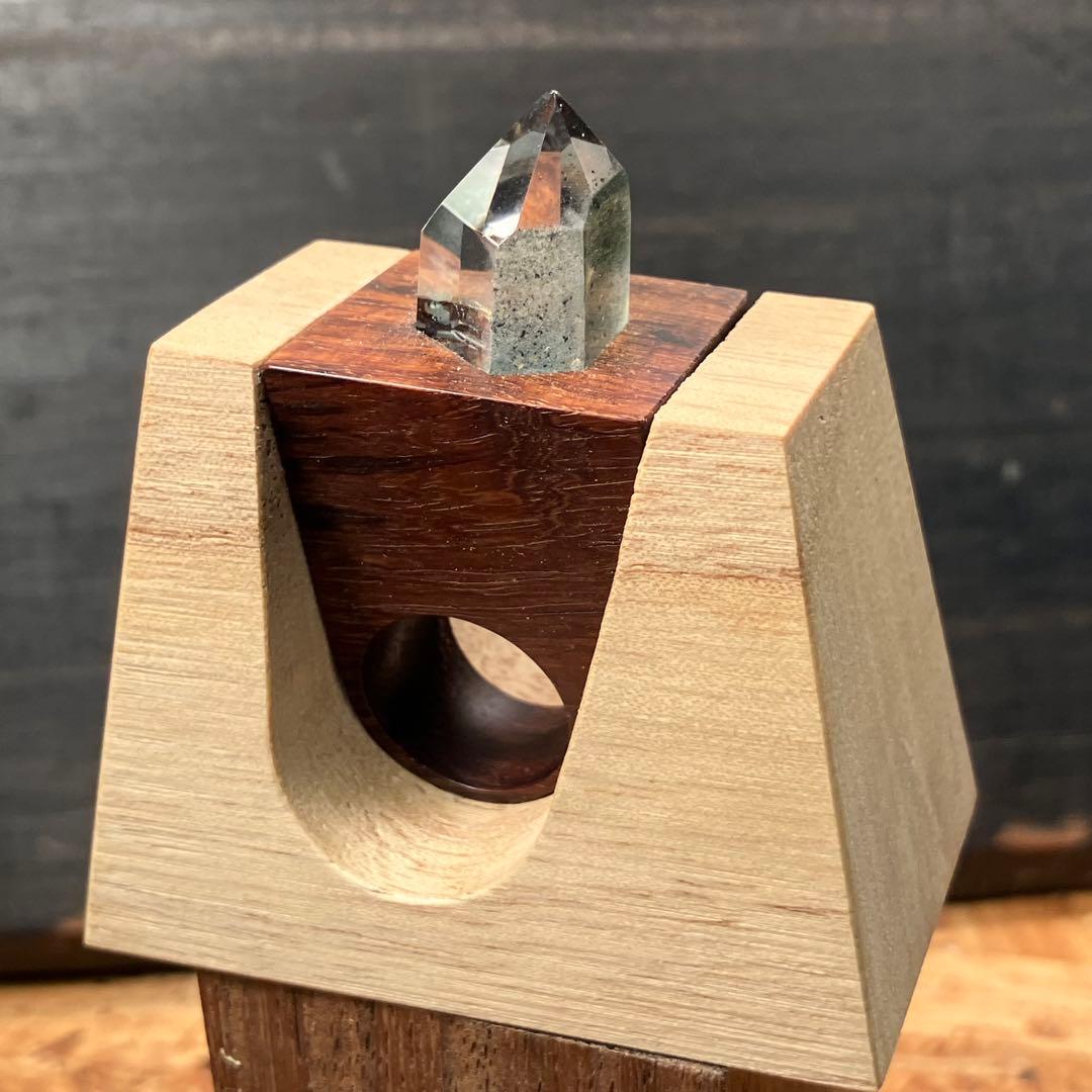 ガーデンクウォーツ木製指輪