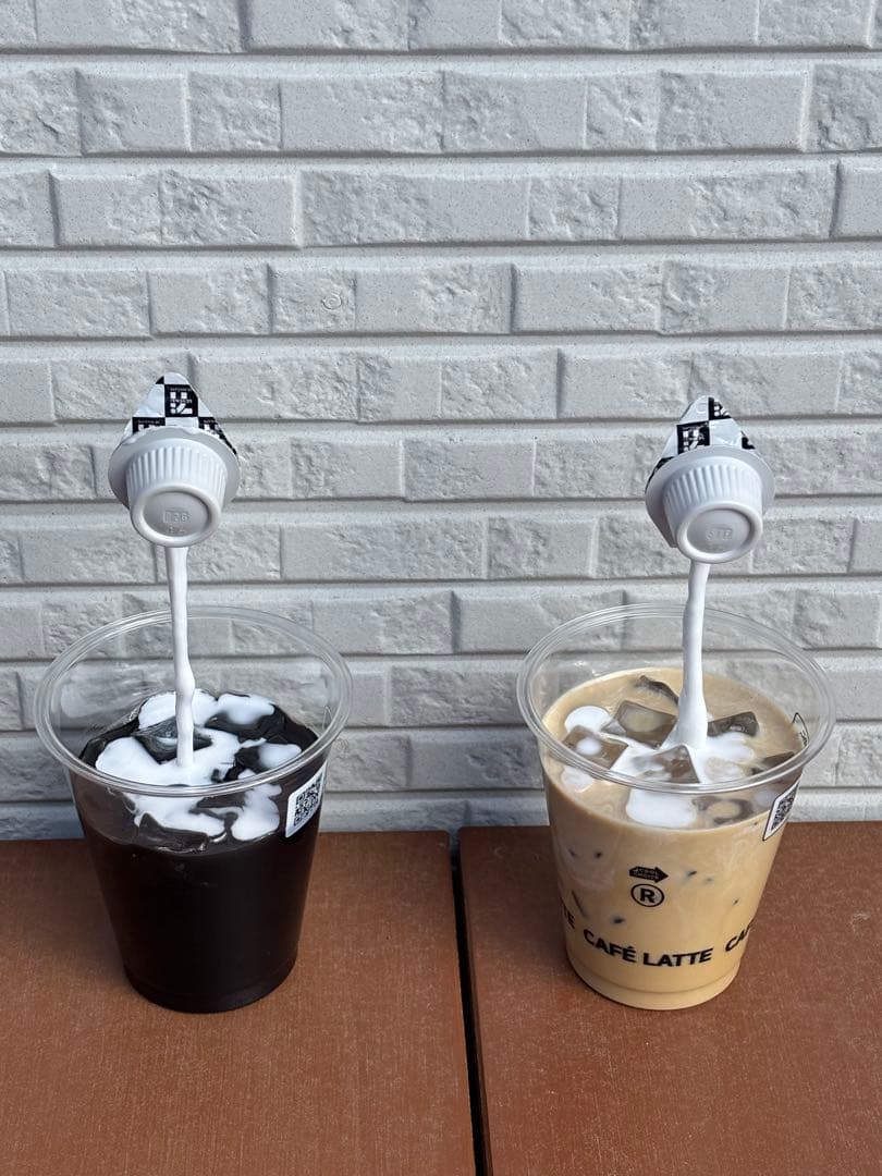 ディギ　セブンカフェ持ち上げミルク