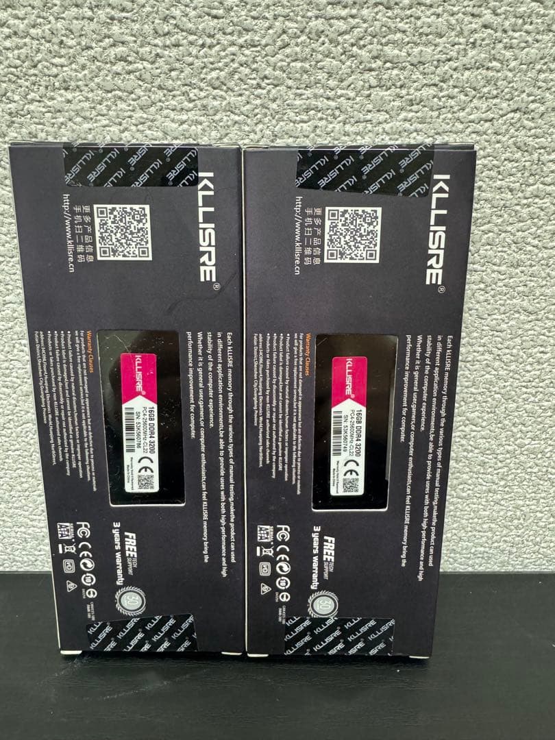 新品 KLLISRE RAM DDR4 32GB 16GBx2 3200MHz