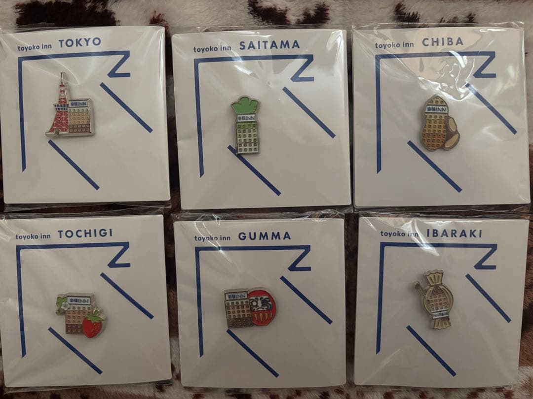 東横イン 東京、埼玉、千葉、茨城、栃木、群馬、神奈川　6個セット