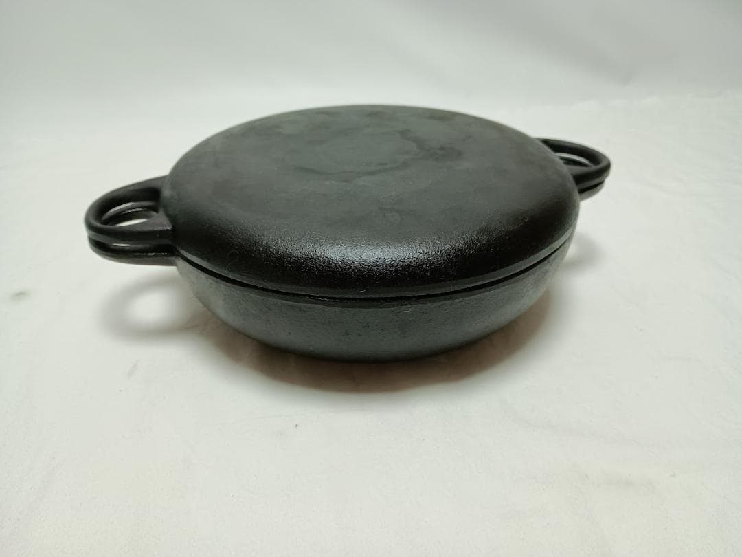 及源鋳造 ニューラウンド万能鍋 特大 F-158　南部鉄器