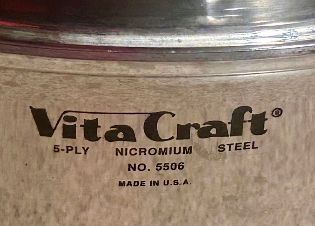 ビタクラフト　大きな両手鍋　5506 ステンレス五層　vita craft