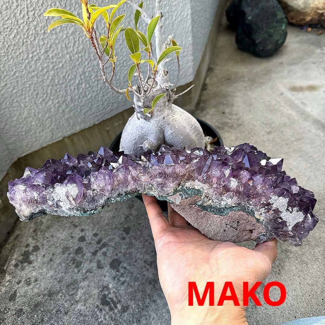 M1653☆アメジストクラスター6.0Kg☆天然石　原石☆N50305