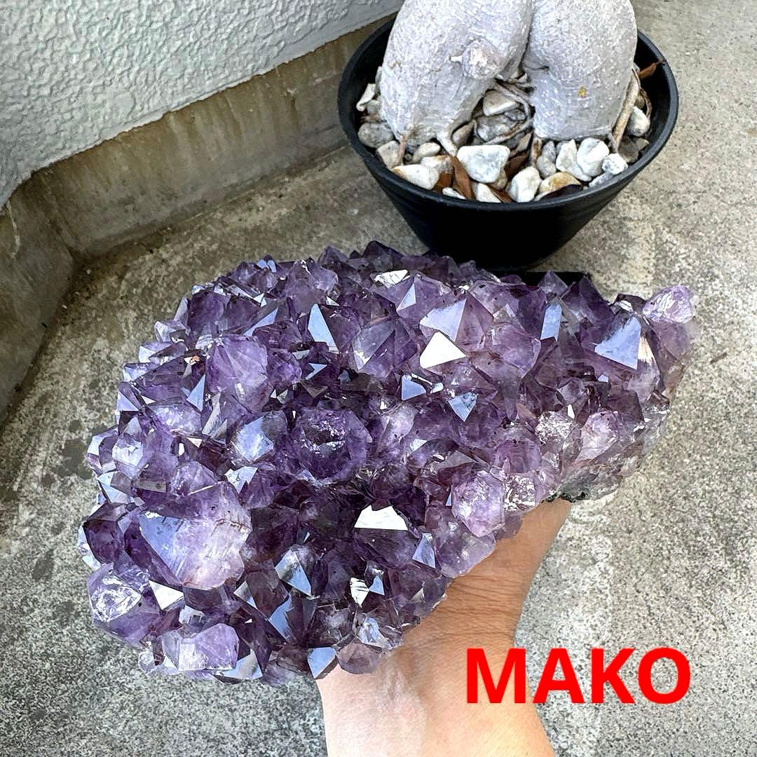M1653☆アメジストクラスター6.0Kg☆天然石　原石☆N50305