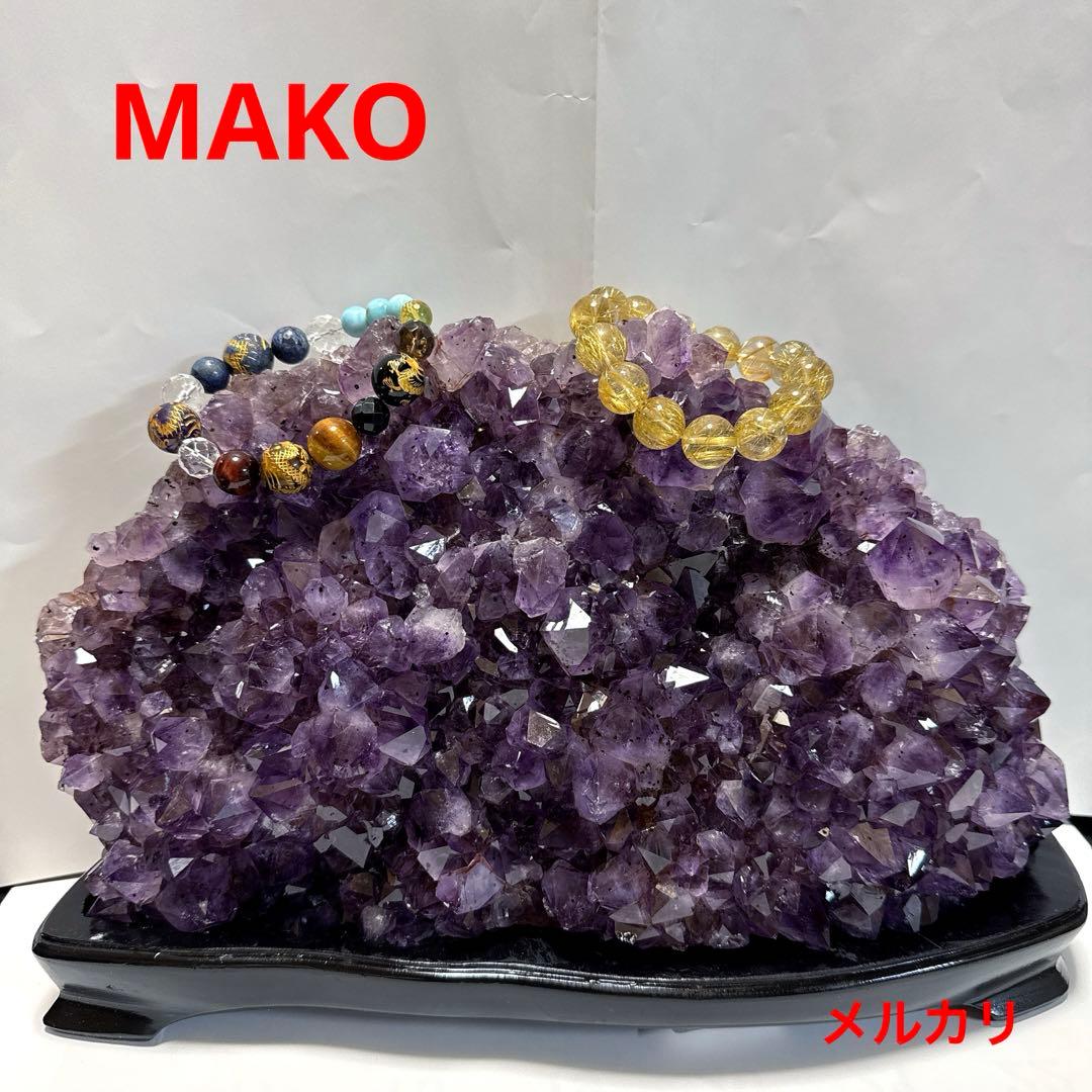 M1653☆アメジストクラスター6.0Kg☆天然石　原石☆N50305