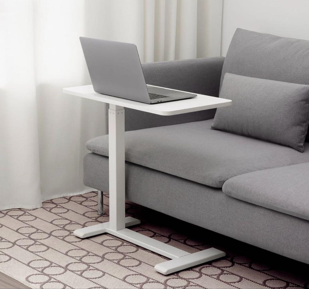 IKEA イケア BOLLSIDAN ボッルシダン 昇降 デスク テーブル 白