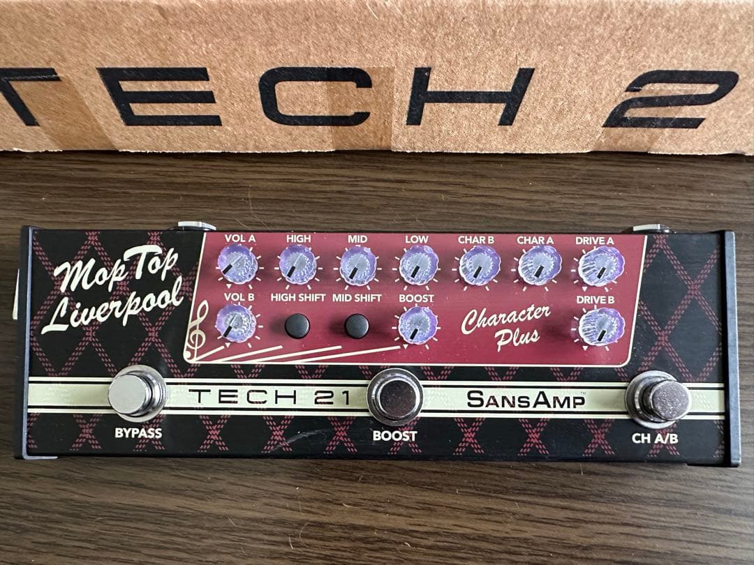 ギター TECH 21 Mop Top Liverpool SansAmp
