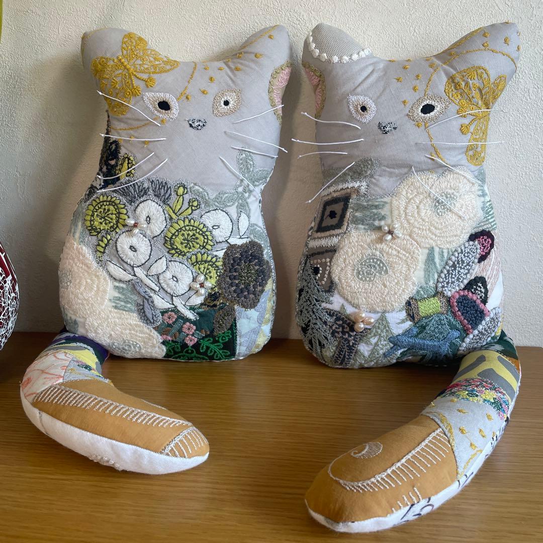 ミナペルホネン ハンドメイド オッドアイ ⭐猫(*ΦωΦ)coda b5