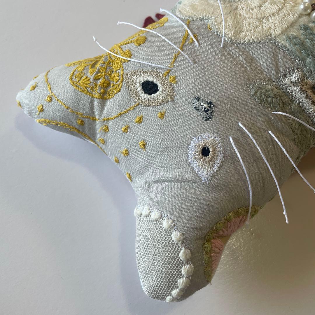 ミナペルホネン ハンドメイド オッドアイ ⭐猫(*ΦωΦ)coda b5