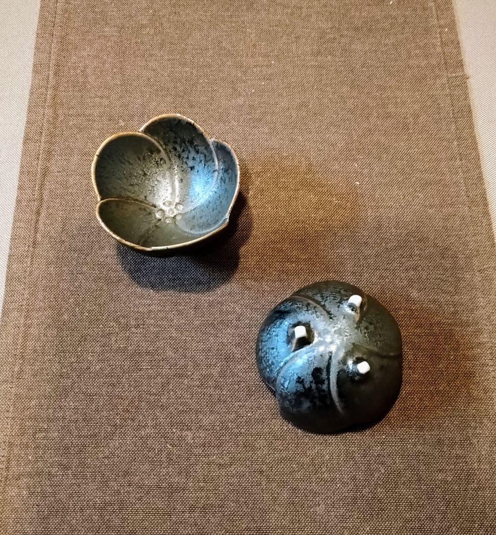 未使用 晩酌セットx30(白山? 曽我ガラス 華山) 2名分