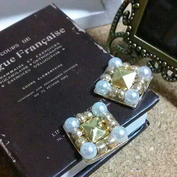 オーダーページ★スタッズ&パールピアス又はイヤリング♪