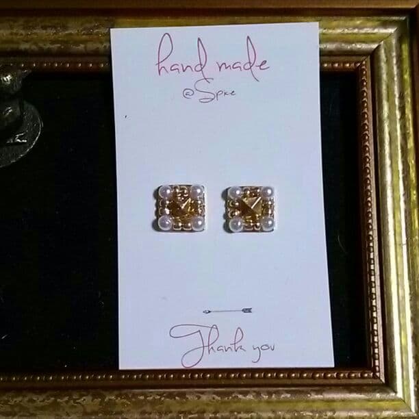 オーダーページ★スタッズ&パールピアス又はイヤリング♪