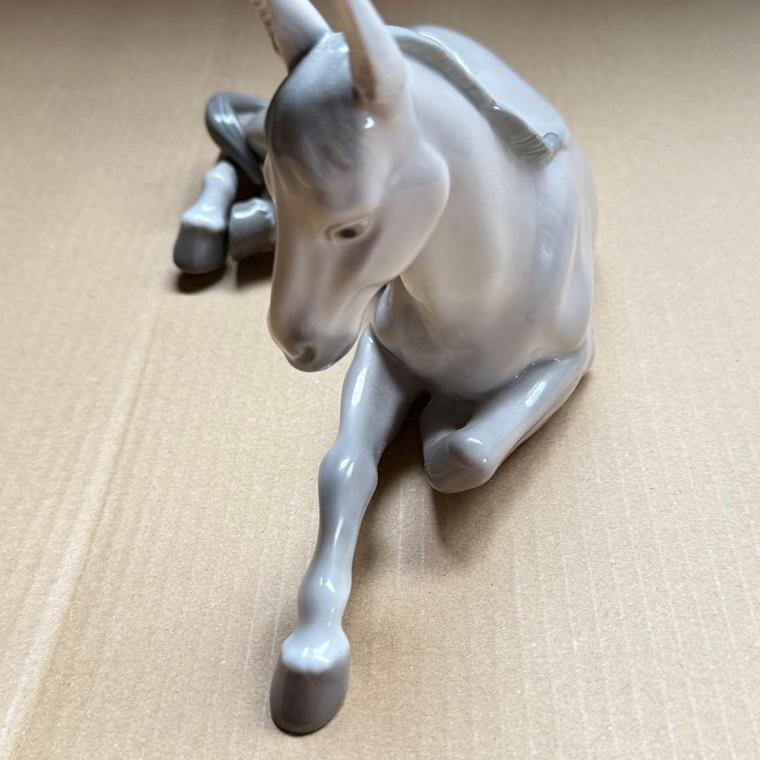 【美品】リアドロ　LLADRO ロバ 陶器人形 置物 Juan Huerta
