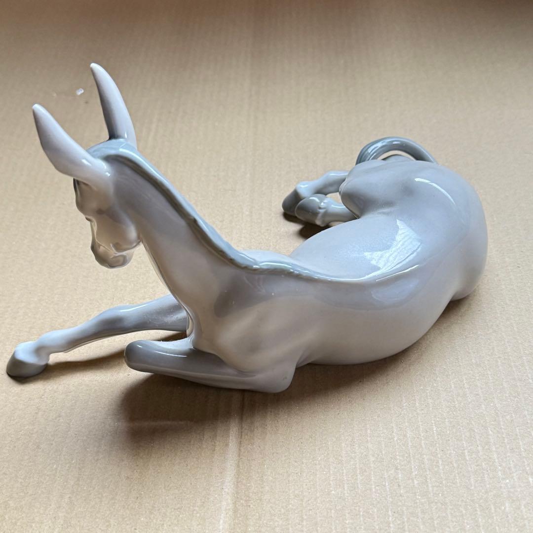 【美品】リアドロ　LLADRO ロバ 陶器人形 置物 Juan Huerta