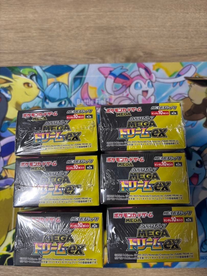 ポケモンカードゲーム　ハイクラスパック　MEGAドリームex 6box