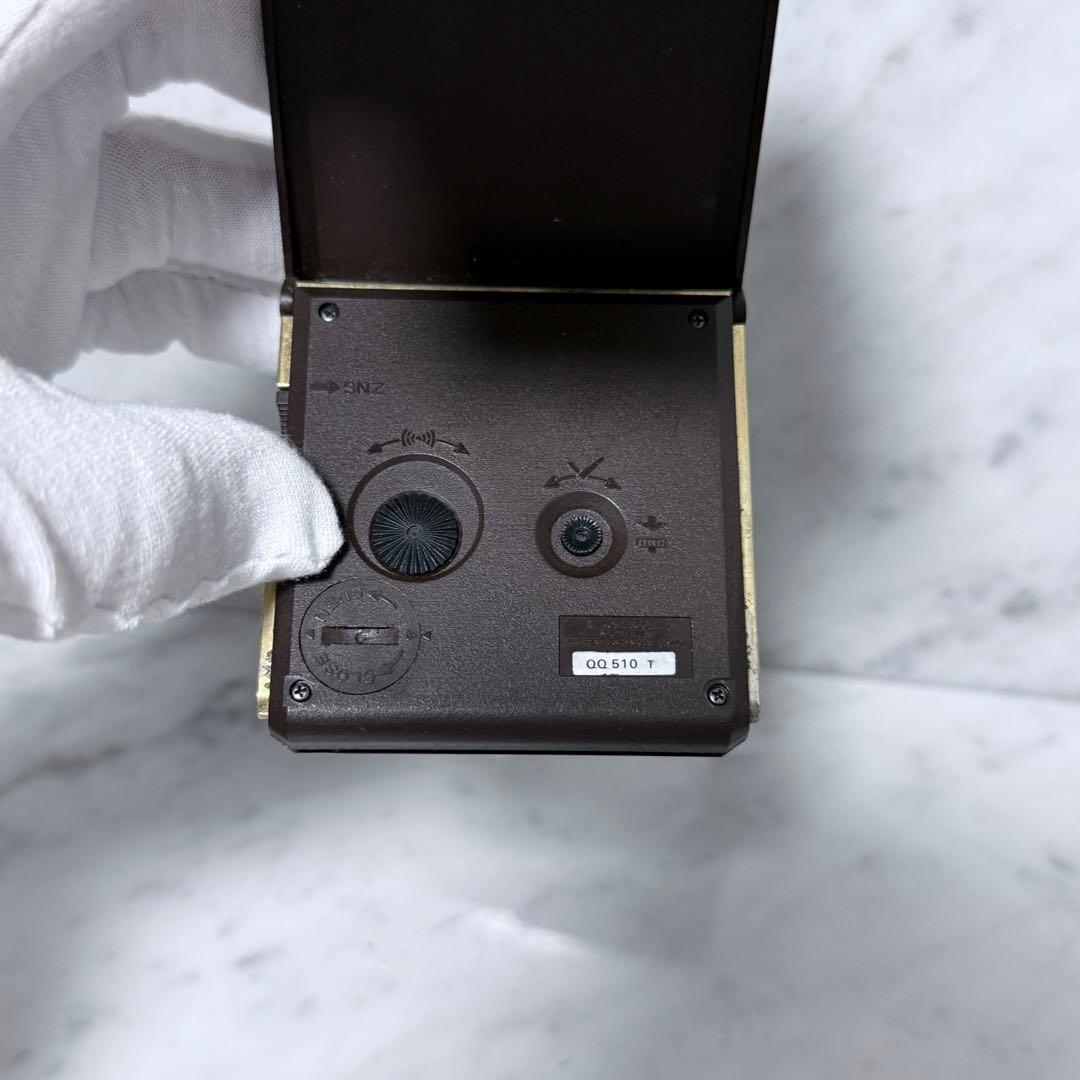 vintage SEIKO セイコー QQ510T 置時計 OLD