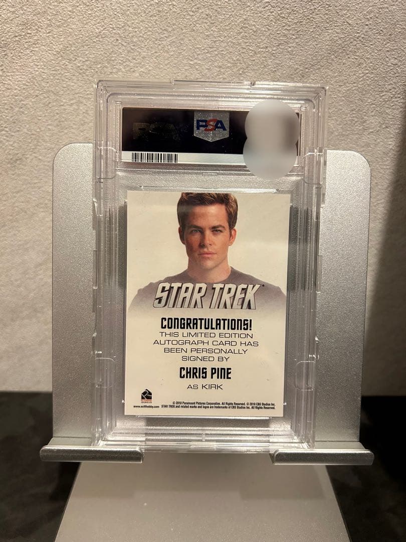 スタートレック　クリスパイン　サインカード　PSA10 値下げ不可