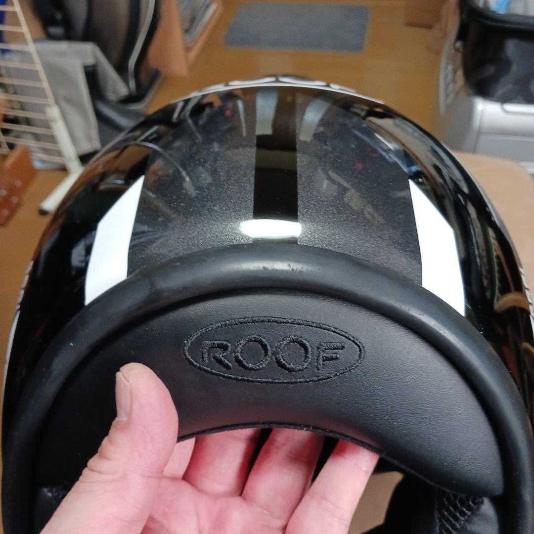 ROOF 　BOXER　V8システムヘルメット ブラック/ホワイトLP20