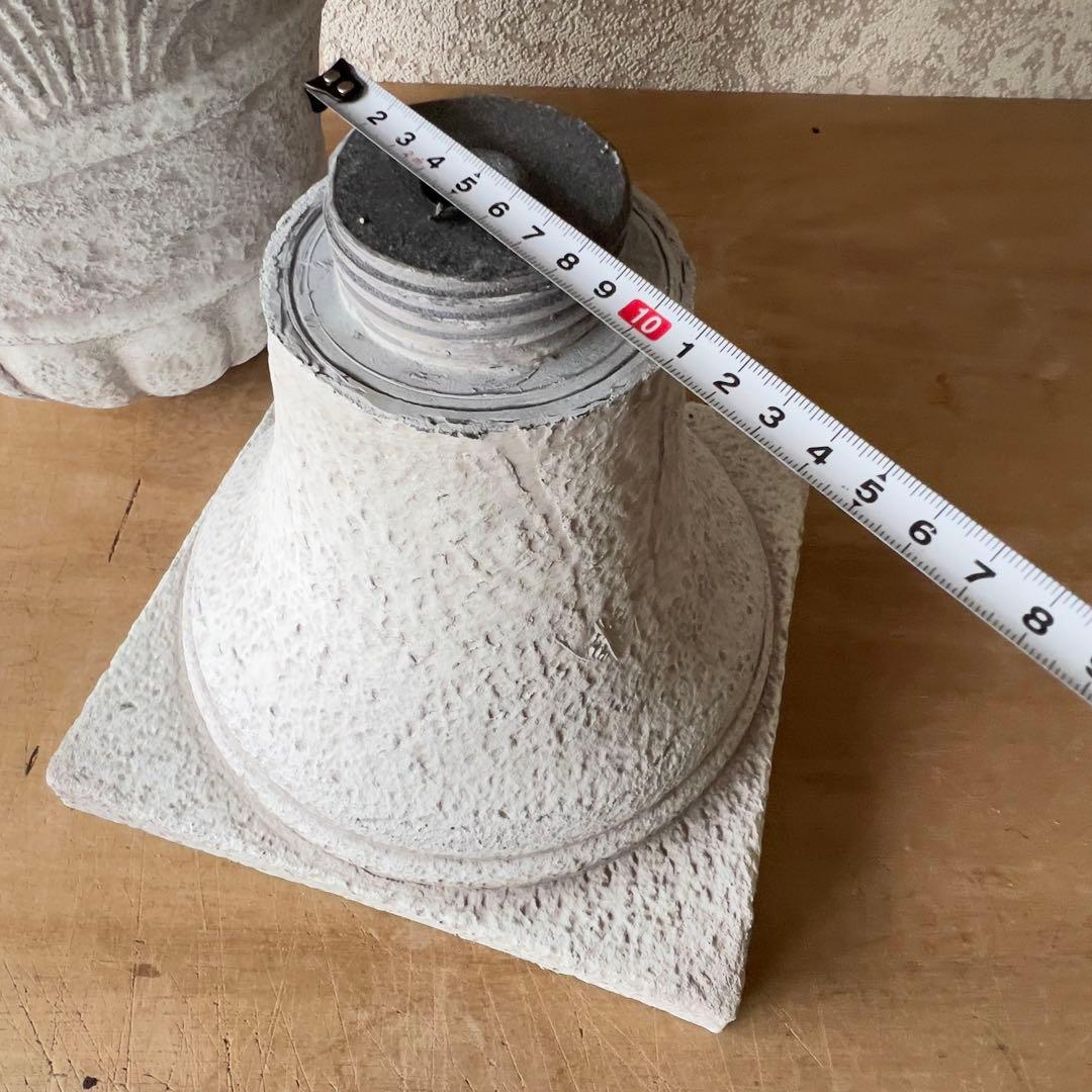 豪華大型ハイカップアンティーク風プラスチック製ネジ式2分割