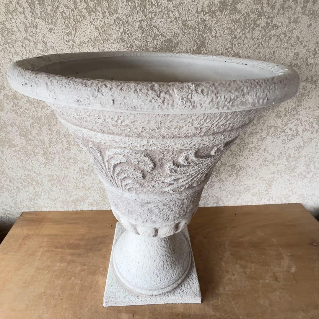 豪華大型ハイカップアンティーク風プラスチック製ネジ式2分割