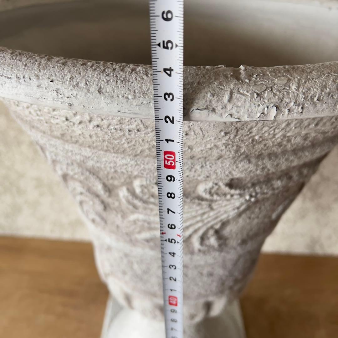 豪華大型ハイカップアンティーク風プラスチック製ネジ式2分割