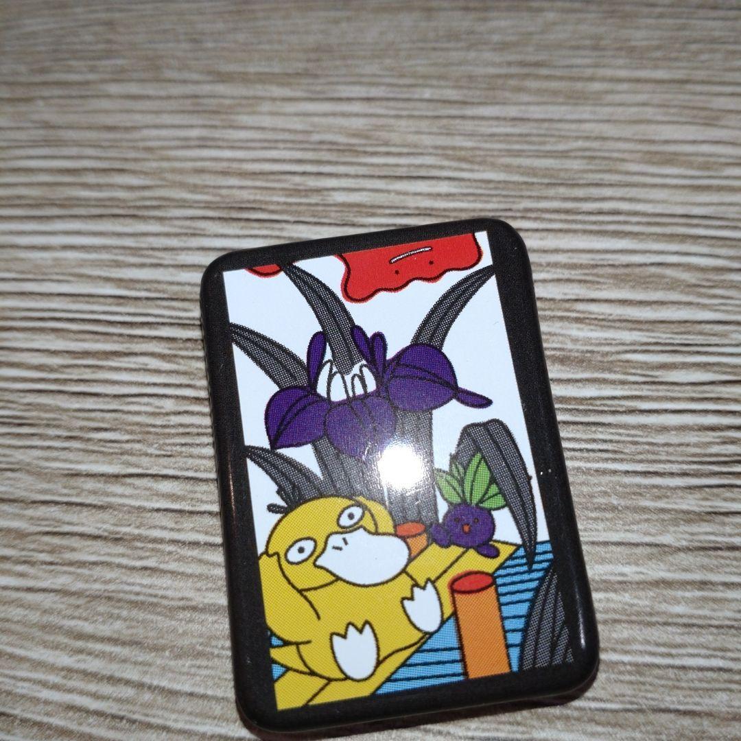 ナゾノクサ　コダック　メタモン　花札　缶バッジ　ポケモン