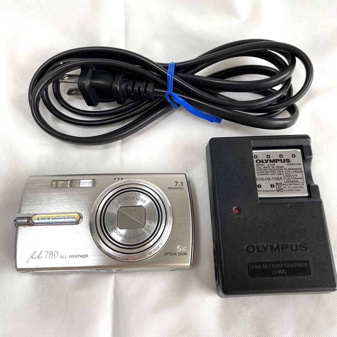 【美品】 OLYMPUS オリンパス μ-780 コンデジ 動作確認済