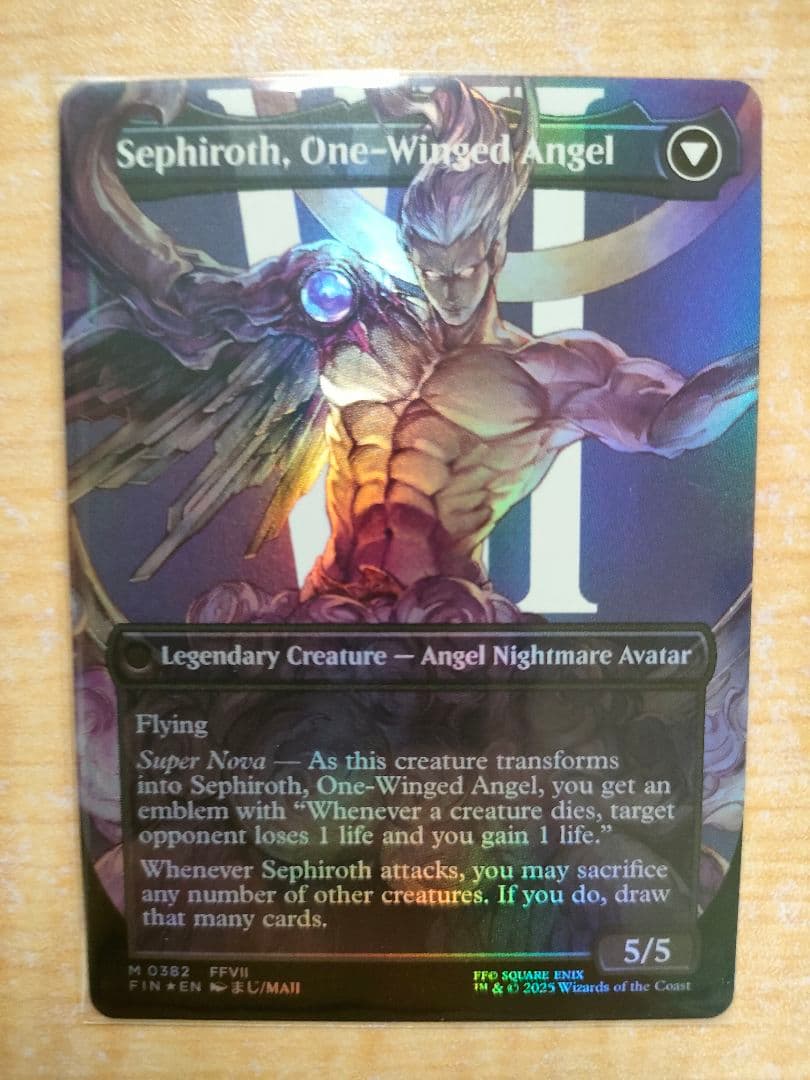 Foil 威名のソルジャー、セフィロス mtg ff 完美品