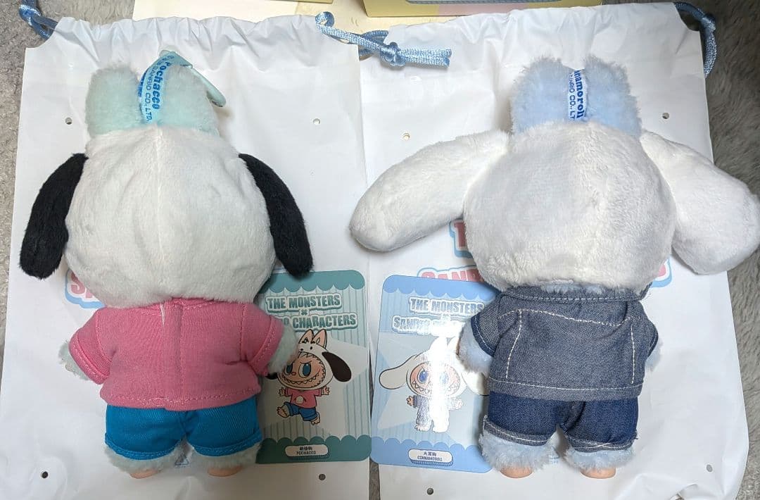 正規品　POP MART ラブブ×サンリオ　ポチャッコ　シナモン