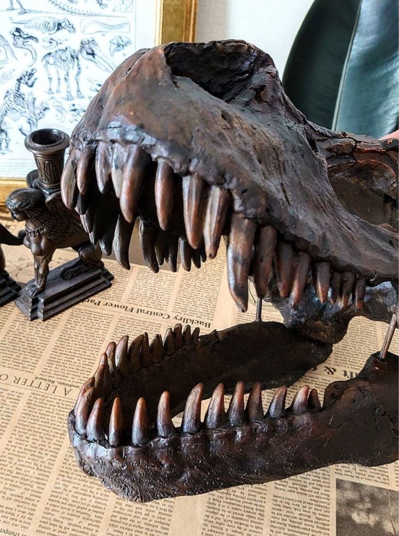 ティラノサウルス インテリアオブジェ 雑貨 置物 恐竜の化石 ジュラシックパーク