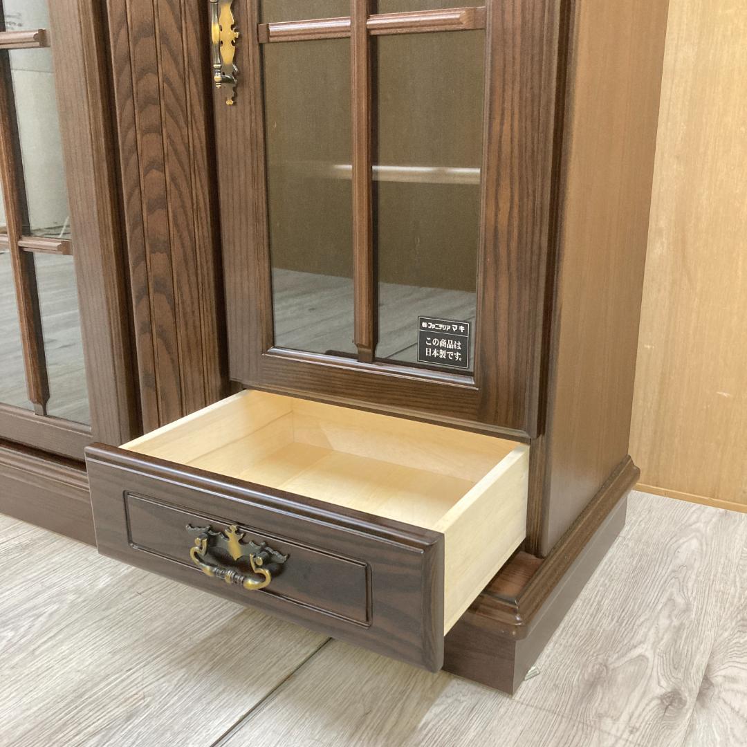 美品　ファニテリア　マキ　日本製　サイドボード　リビングボード　飾り棚