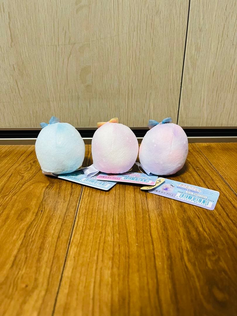 すみっコぐらし　てのりぬいぐるみ　たぴおか　魔法石カラー　3個セット