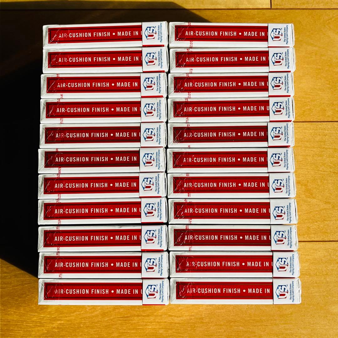 ノリ　トランプ22個　ポーカーサイズ　赤　バイスクル　大量