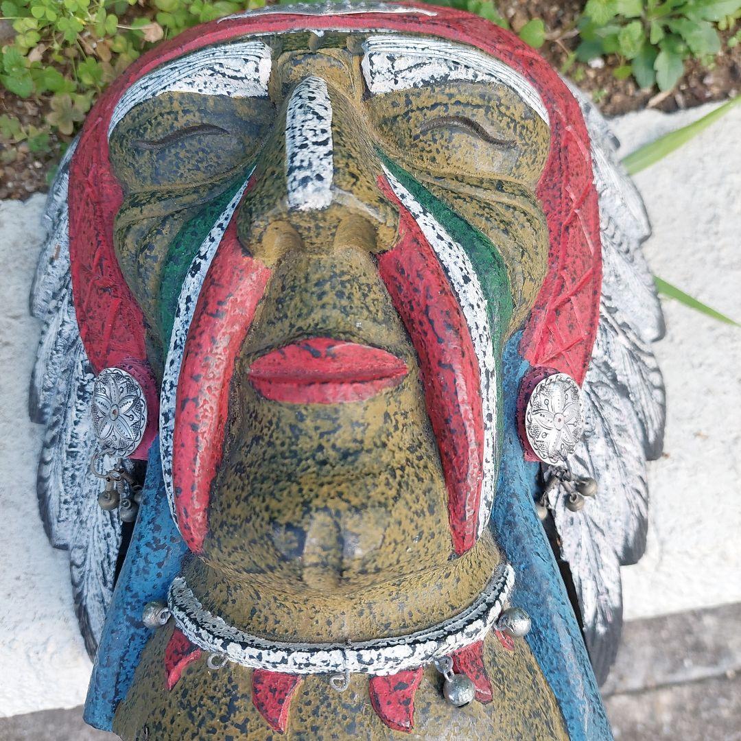 アメリカインディアンの置物