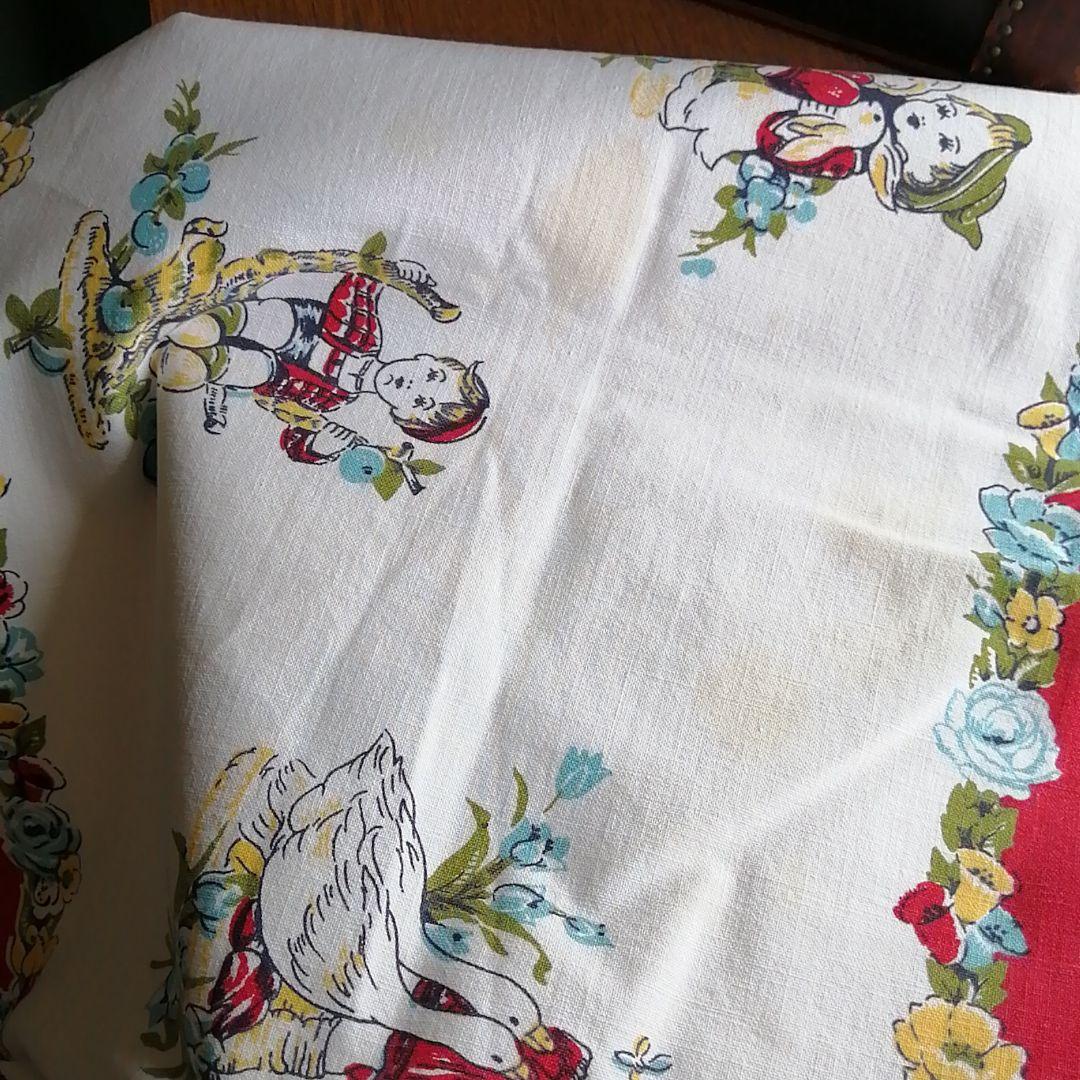 テーブルカバー　レトロリネン