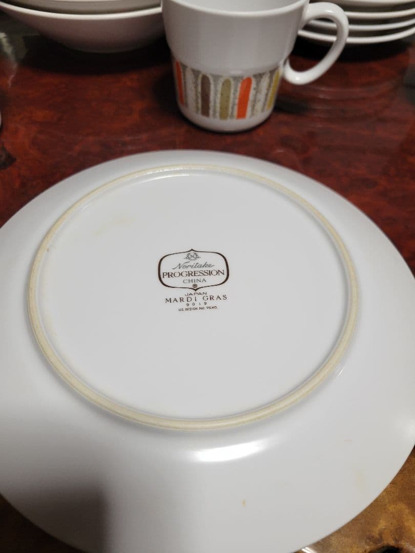 Noritake 5客セット カップ＆ソーサー プレート揃い 昭和レトロ