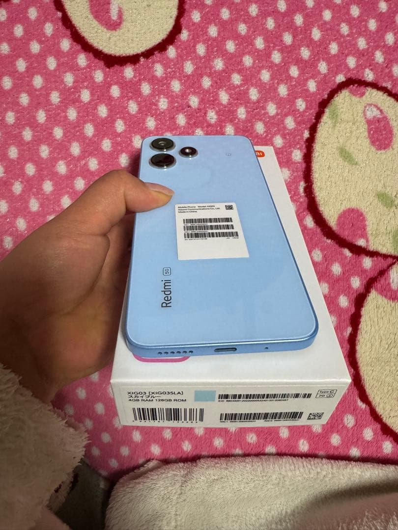 Redmi 12 5G ライトブルー 本体中古6月使用