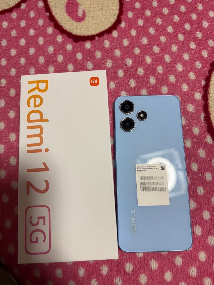 Redmi 12 5G ライトブルー 本体中古6月使用