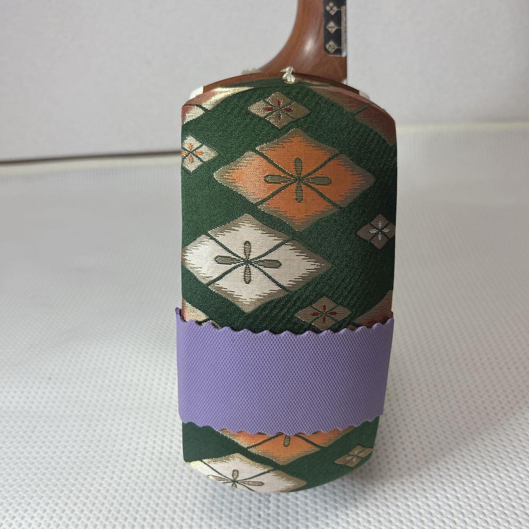 地唄　三味線　太棹　破れあり　ハードケース付　　ジャンク　3分割