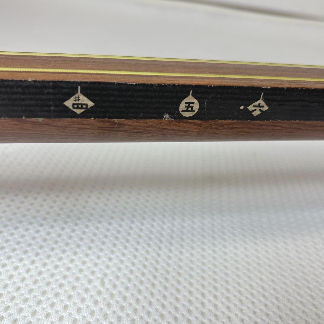 地唄　三味線　太棹　破れあり　ハードケース付　　ジャンク　3分割