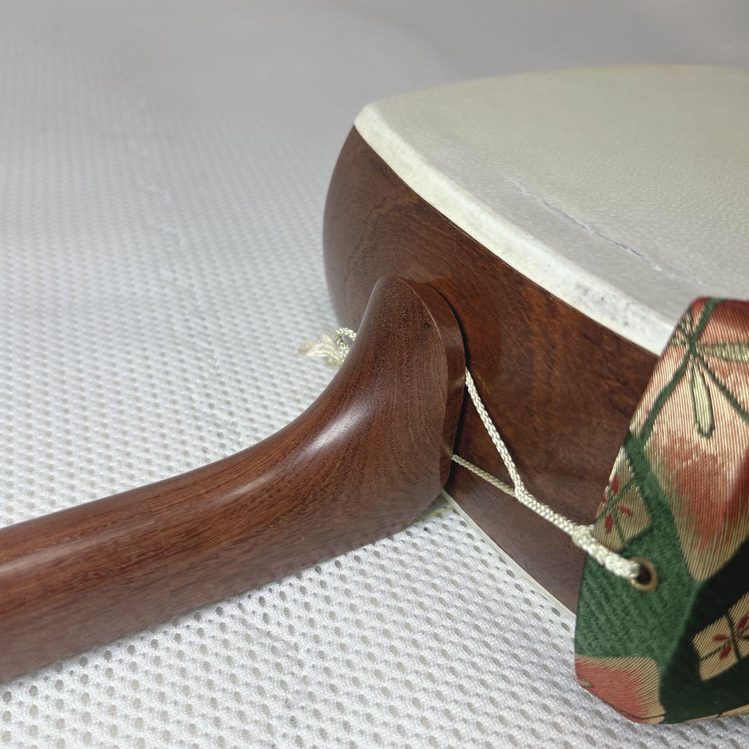 地唄　三味線　太棹　破れあり　ハードケース付　　ジャンク　3分割