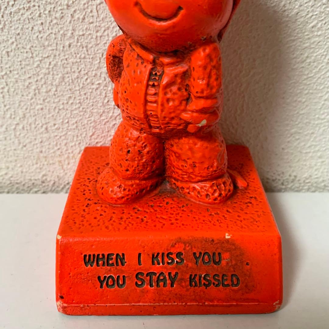 レッドデビル10 レア女の子　1970s ビンテージ　メッセージドール　ピース