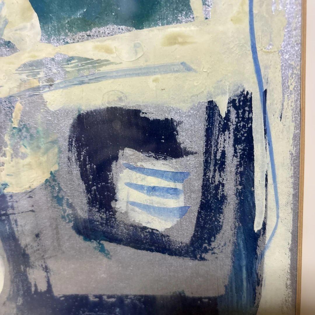 ［真作］宮川魏「小さな庭」油絵 額装 サイン入